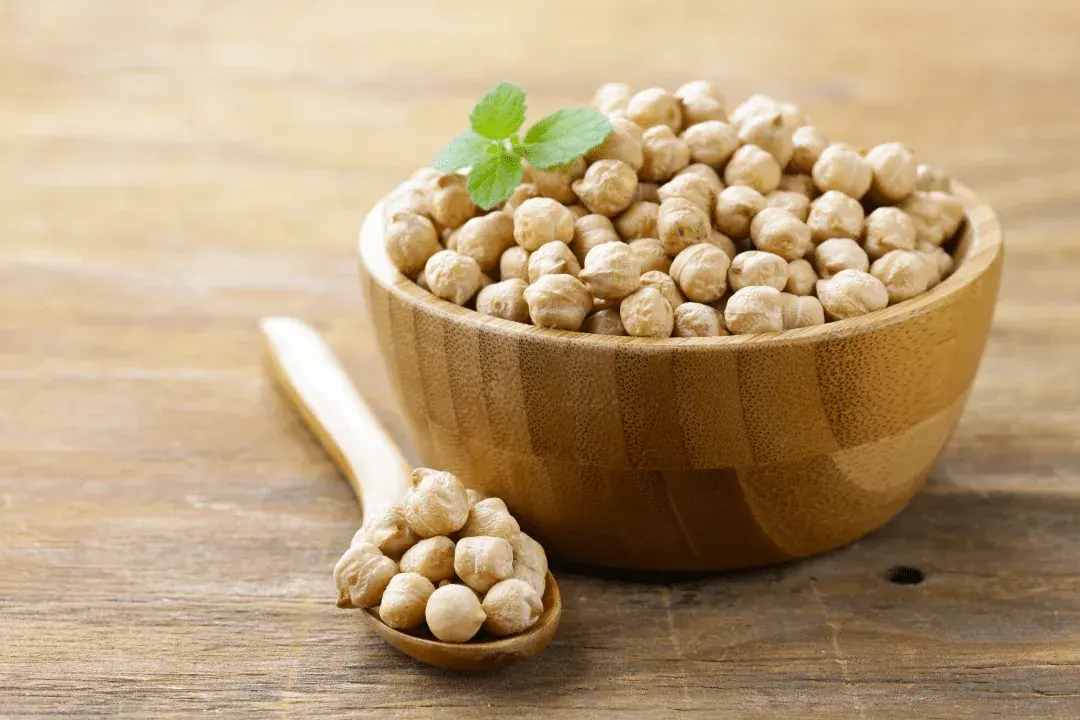 chickpeas in a bowl